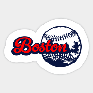 Boston Baseball Sticker